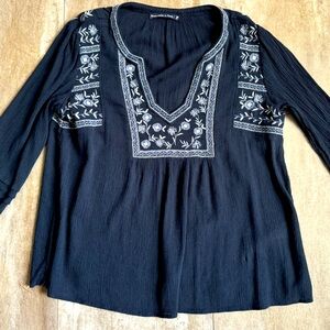 Abercrombie Embroidered Blouse